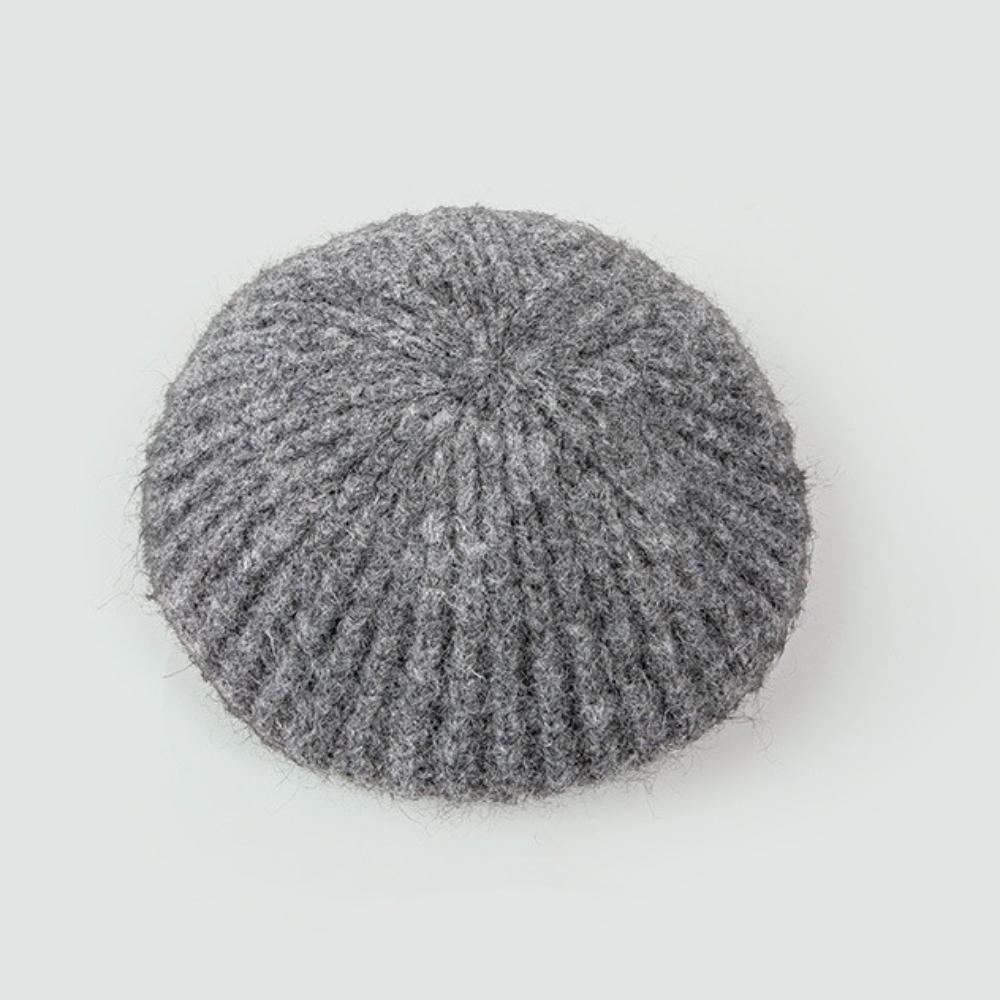 Elastic Knitted Berets British Style Artist Hat New Design Retro Painter Hat  Winter