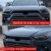 For Toyota Grand Highlander 2024 2025 carbon Front bumper Hood mesh Grille Bonnet Lip Molding Cover Trim Exterior Accessories