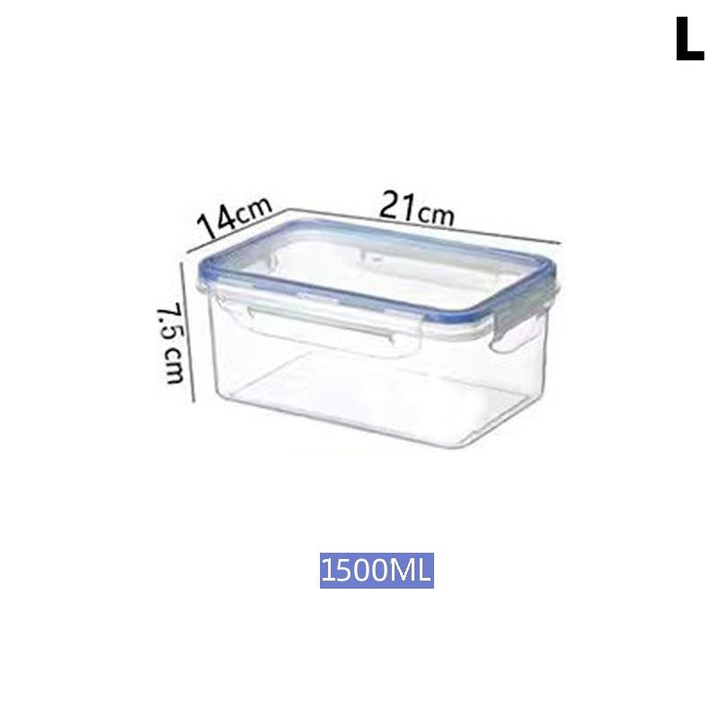 550/1000/1500/2500 мл Контейнер для хранения продуктов в холодильнике с пластиковой крышкой Контейнер для сохранения свежести продуктов Ланч-бокс для пикника L