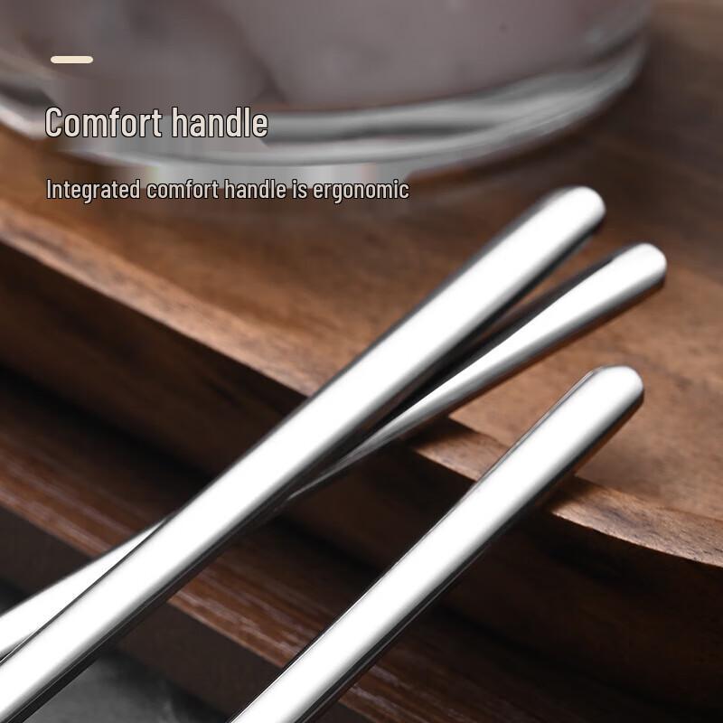 304 Stainless Steel Long Handle Dessert & Coffee Spoon