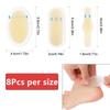 24pz Cerotto Idrocolloidale Adesivo per Vesciche Tallone Anti-sfregamento Tallone Adesivo Patch Pedicure Cerotto Strumenti per la Cura del Piede