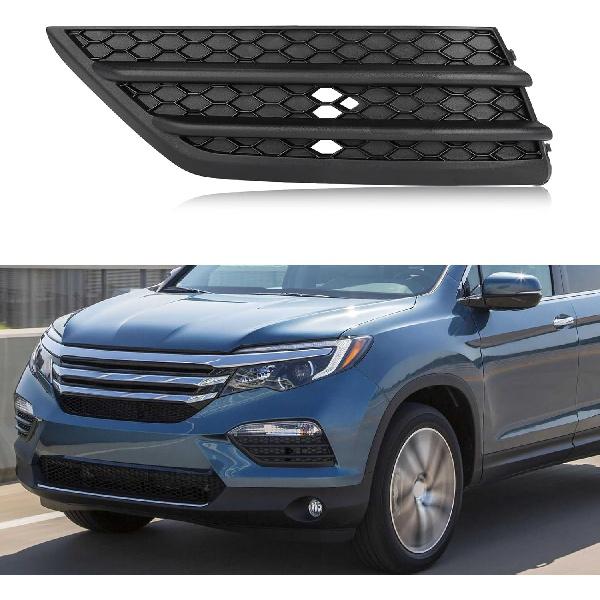 

JDMON Front Fog Light Cover Compatible with Honda Pilot 2016 2017 2018 Replaces 71107TG7A00 HO1038130 (Left Driver Side)