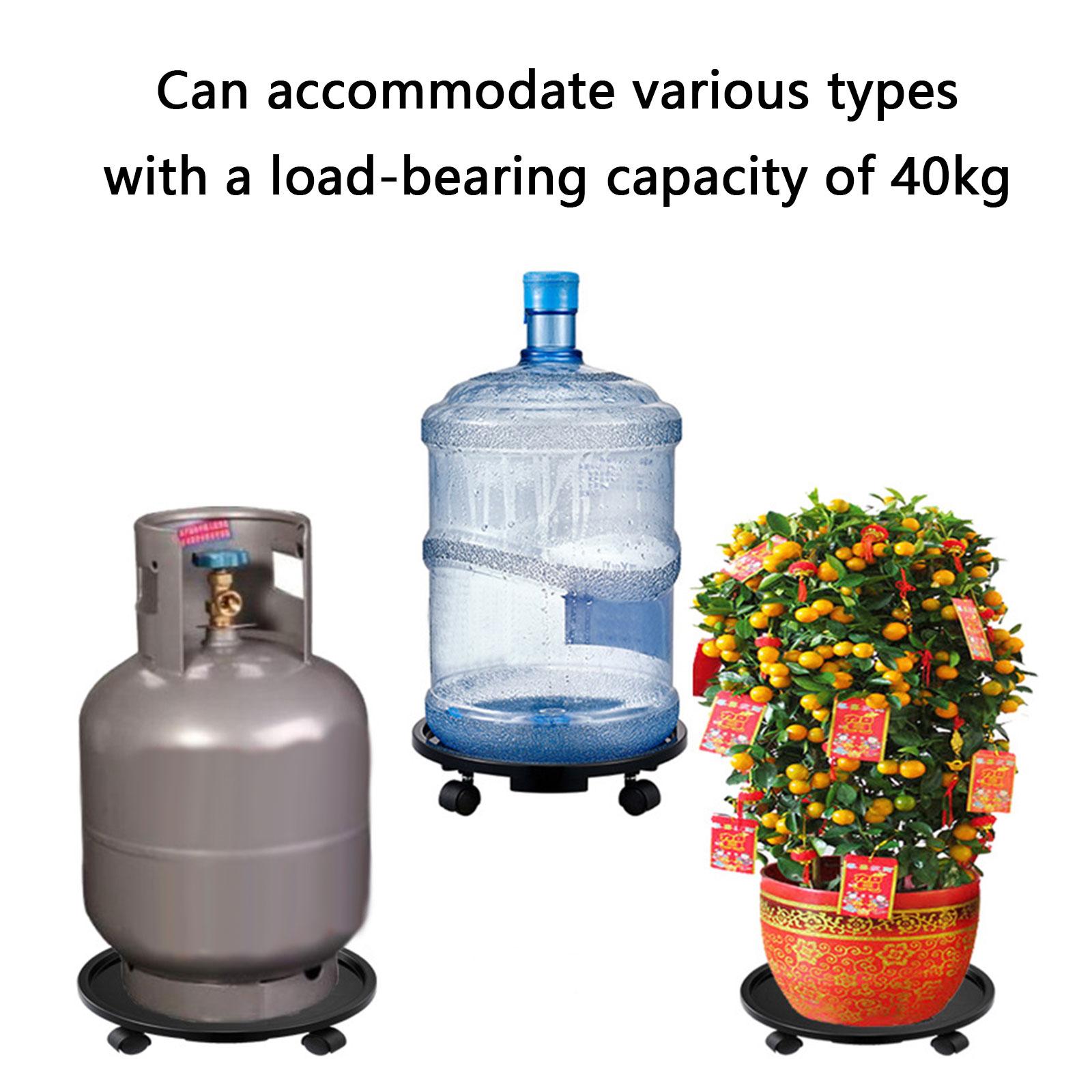 Heavy Duty Plastic Water Bottle Trolley With Swivel Casters For Easy Mobility And Stability In Home Or Office