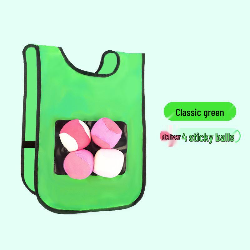 Free Shipping: Kids Sticky Ball Vest for Outdoor Games - Parent-Child Fun Toy