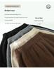 High-Waisted A-line Wool Sequin Umbrella Skirt – Mid-Length Slimming for Autumn/Winter