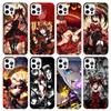 Date A Live Tokisaki Kurumi Phone Case For iPhone 17 Air 11 13 Mini 14 15 Plus 16 12 Pro Max 16E SE 7 8 Pattern Soft TPU Back Co