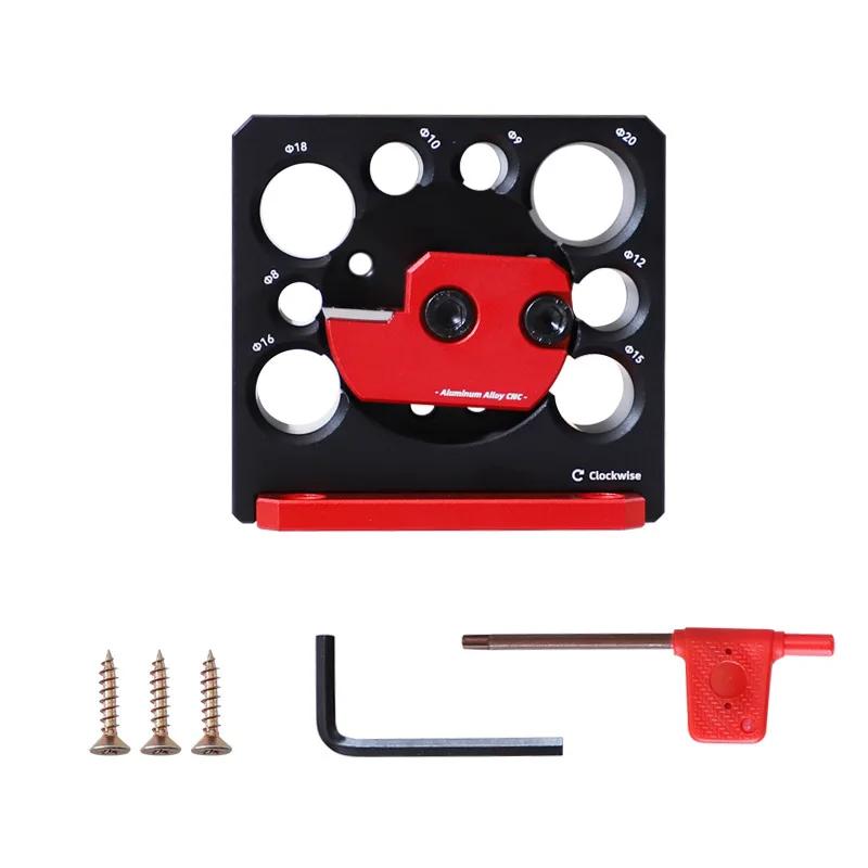 8-hole Electric Drill Wheel with Carbide Blade  Adjustable Dowel Maker Jig 8mm-20mmWoodworking Electric Round Rod Auxiliary Tool