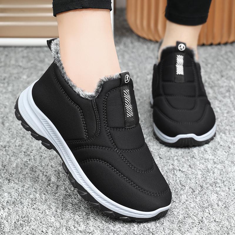 Women's Fashion Winter Boots Faux Fur Lined Waterproof Slip Resistant Platform Booties Casual Shoes Gift