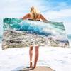Seaworld Landscape Microfiber Oversized Lightweight Beach Towel Sand Free Towels Swim Pool Camping  Essentials Accessories