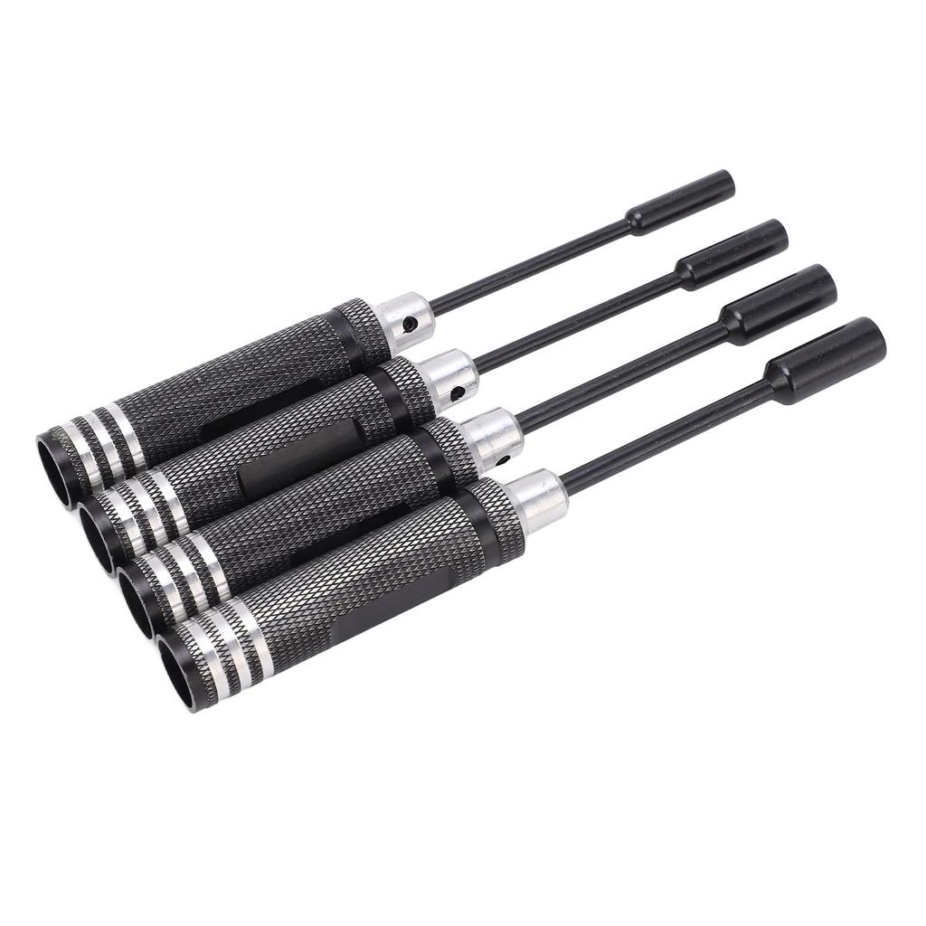 Sekskantmutterdriverhylsesett Fastnøkkelboks Skrutrekkerhylse 4,0 mm 5,5 mm 7,0 mm 8,0 mm med krysshylse