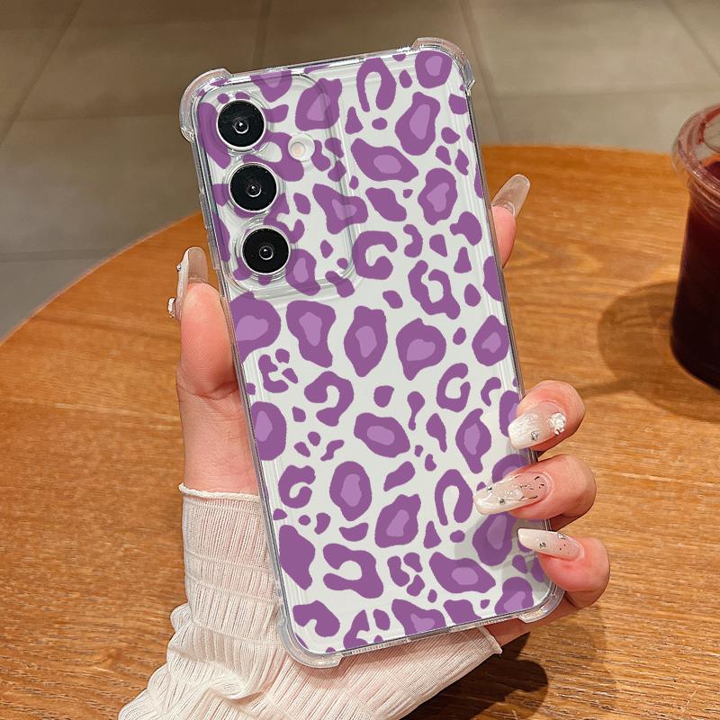 

Leopard Print Pattern Phone Case For Samsung Galaxy A57 A37 A17 A56 A16 A55 A36 A26 A15 A35 A54 A53 Clear Shockproof Soft Cover Galaxy A57