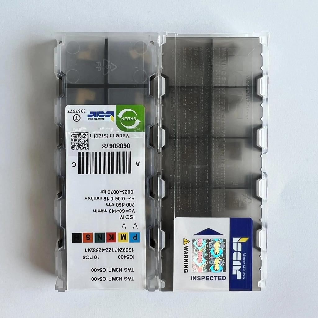 ISCAR / TAGN3MF IC5400 / Industrial indexable carbide inserts 10 Pcs