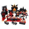 Halloween Scéna Stavebnice Postava MOC Hřbitov Náhrobek Had Myš Dýně Auto Netopýr Pouliční lampa Svíčka Cihla Hračka Dárek K023