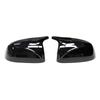 A51K-1 Pair Car Side Rearview Mirror Caps For BMW X3 G01 X4 G02 X5 G05 2018- Black Accessories