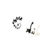 Creative Modern Arabic Numbers Giraffe Wall Clock Ceramic Statue Decorative Art for Hotel Office