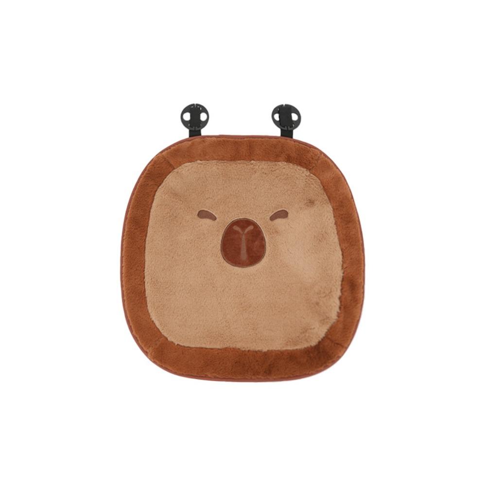 Soft Capybara Car Seat Cushion Plush Waist Pillow Cute Car Headrest  Car Decoration
