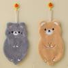 2Pcs Cartoon Hand Towel Handkerchief Kitchen Rag Coral Water Absorption Quick Drying Household Hanging Towel Children Thickened