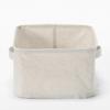 MUJI Polyester Cotton Linen Blend Soft Box Rectangular Small Width 37 X Depth 26 X Height 16cm 38369752 Approx.