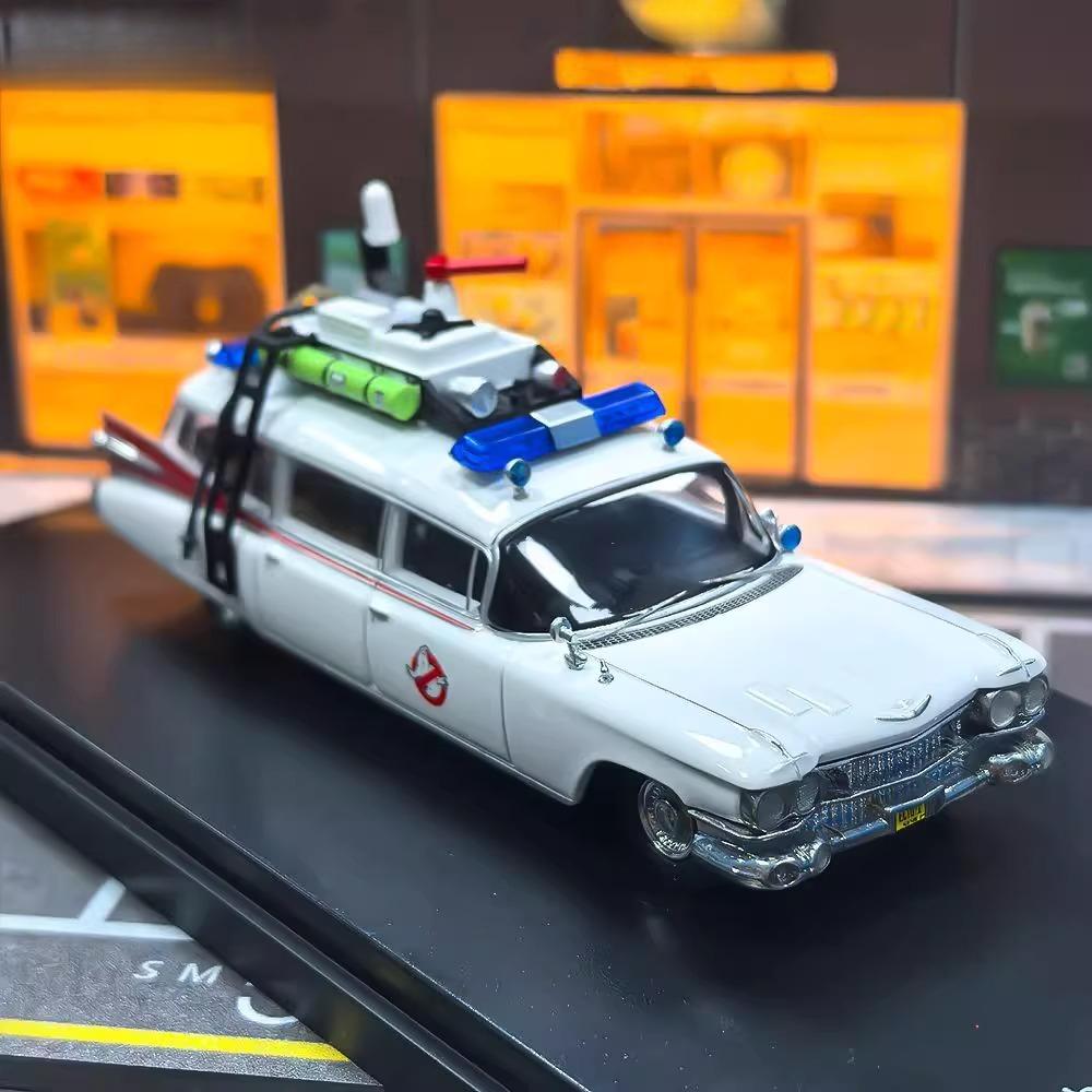 YS Model 1:64 Movie version of Ghostbusters Gen1 Diecast Model Car