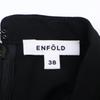 ENFOLD [Excellent Condition/24 Stainless Steel] 300HS733-1480 CAPE WAVE DRESS Dress 38 blackUsed