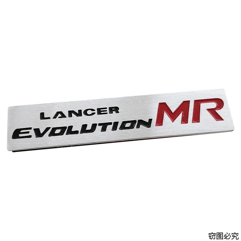 Car Emblem Aluminum Alloy Auto Fender Trunk Badge Stickers For Mitsubishi Ralliart ASX Eclipse Galant Mirage Montero L200 EVO MA8