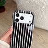 Literary Stripe Case for iPhone 16 Pro Max & Apple 17 with Two-in-One Film