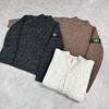 Mens Knit Cardigan With Stand Collar Zipper Front Loose Fit Cotton Wool Blend Sweater Fall Casual Streetwear