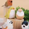 Cute Wood Carving Bird Handmade Mini Small Bird Ornament Carving Nordic-Style Wooden Bird Figurine Children'S Toys