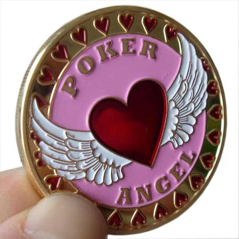 Texas Hold'em, Kovové tlakové karty, Šťastné mince, Kódy domů s blindy, dealer, Plný tlak all-in, žetony, tlakové karty