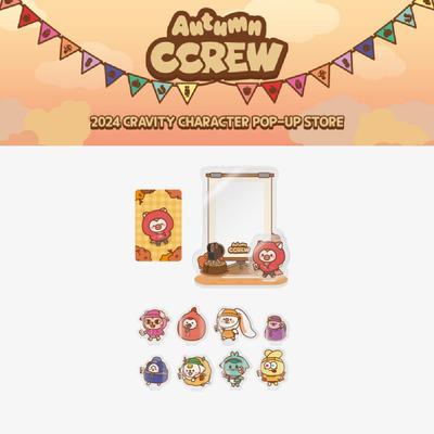 2024 CRAVITY Character Autumn CCREW POP-UP Store Acrylic Photo Card Stand