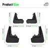 4PCS Car Mud Flaps Splash Guards Mudguards Car Mud Flaps Compatible with BMW X6 G06 M Sport 2020 2021 2022 2023 2024