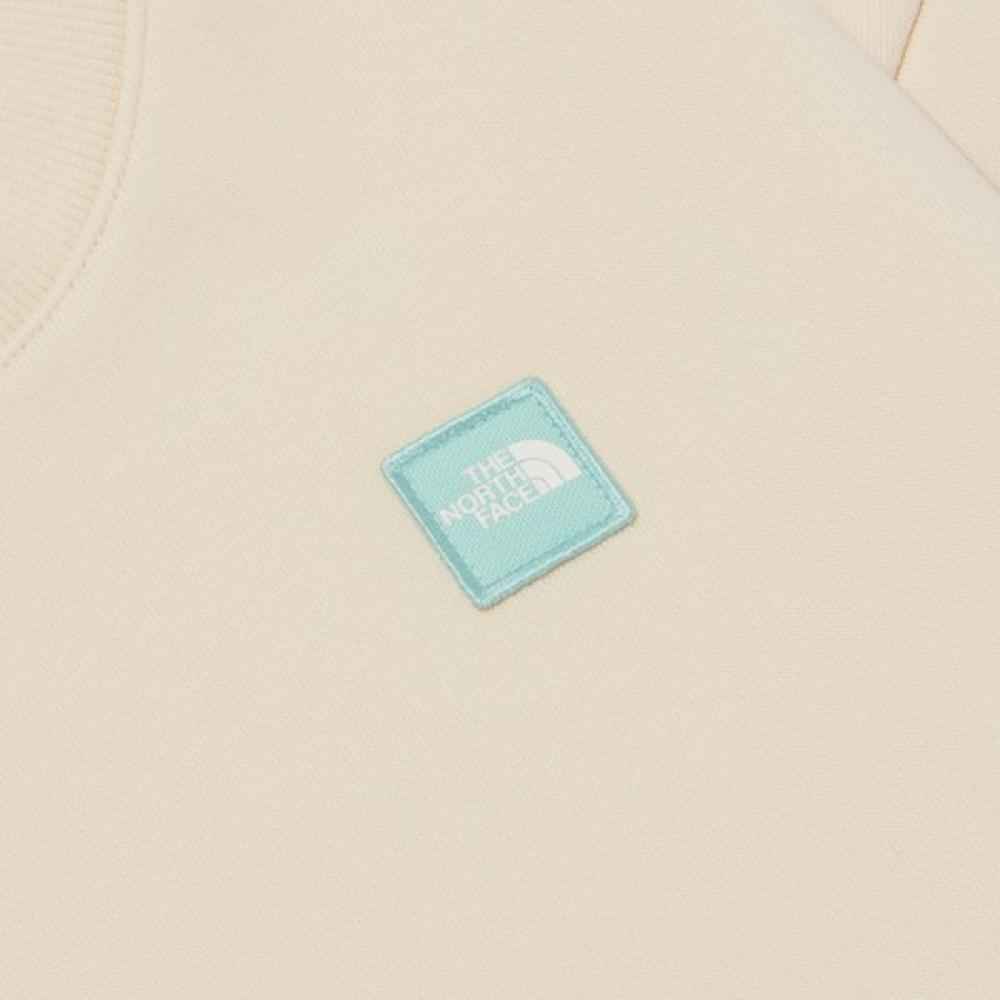 The North Face Kids Mini Box Logo Sweatshirt Cream Beige Nm5mq52t