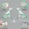 Halloween Fantasie Kreatur Kopfschmuck Gotischer Engel Motte Schafsohr Cosplay Requisite Comic Con