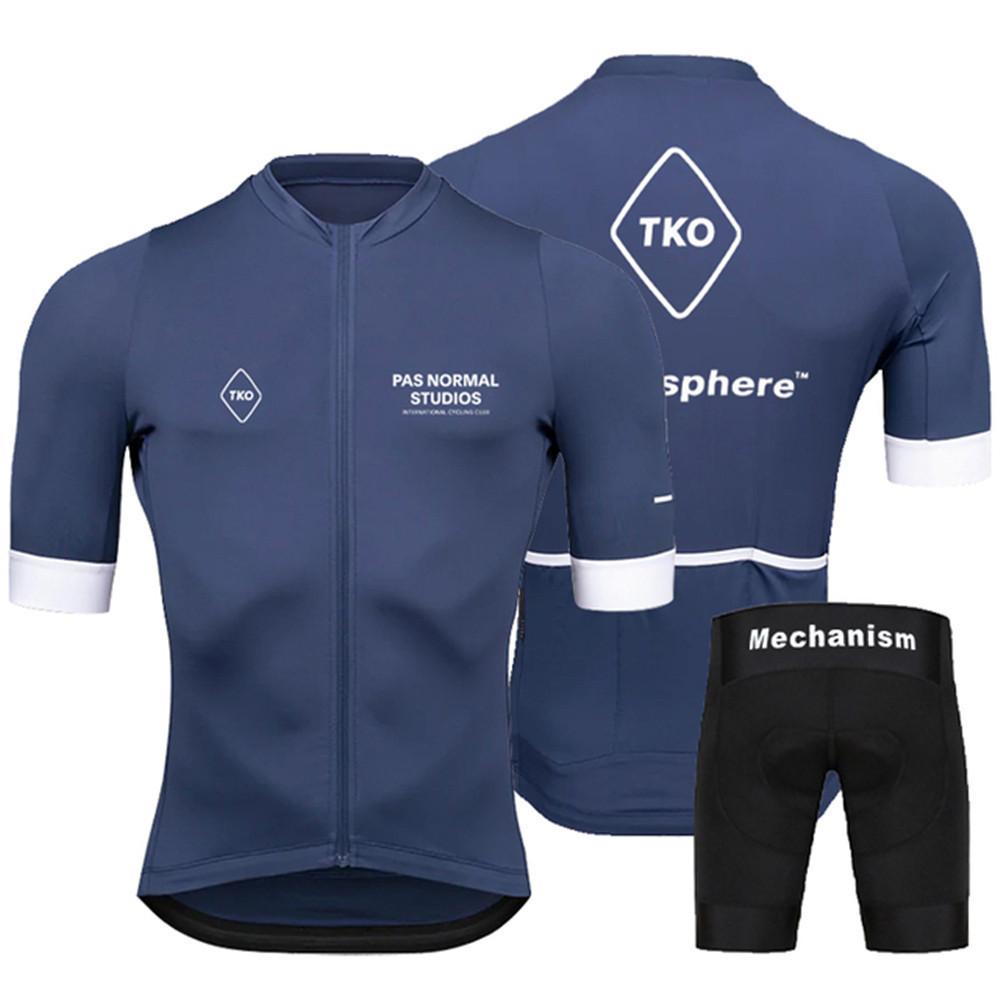 2026 Cycling Suit Road Mountain Bike Cycling Suit Men s PAS Summer Short-sleeved Top Overalls XS