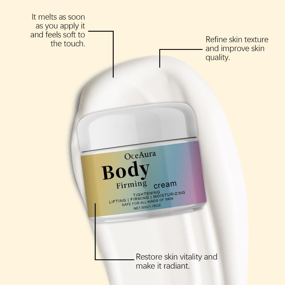 Intense Moisturizing and Firming Body Cream, Daily Nourishing Skincare with Tightening Formula