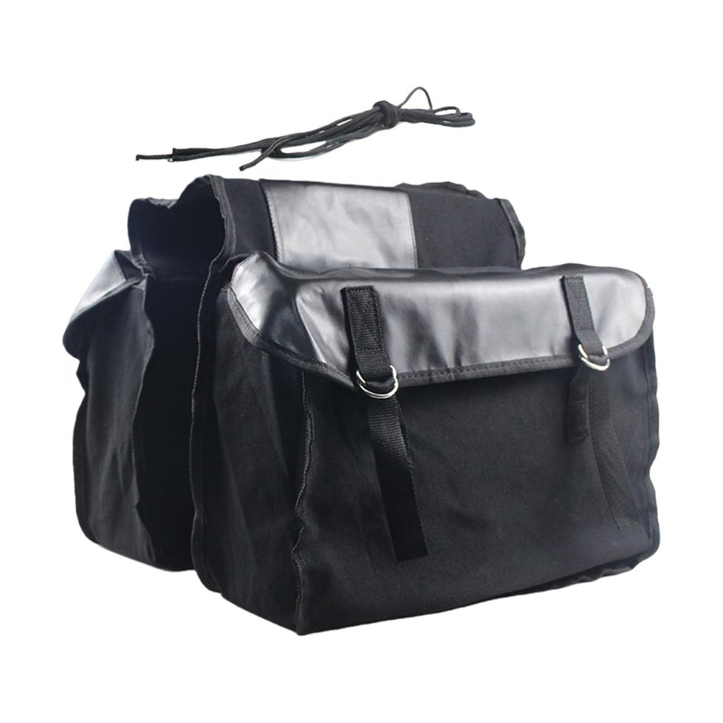 Folded Bike Rack Bag Double Trunk Cycling Panniers Bag Road Bike Storage Bag Suitable for Long Distances Travel