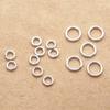 Genuine Real Pure Solid 925 Sterling Copper Close Jump Rings Split Ring Connector Chains Zircon Making Findings Components