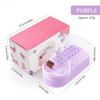30 Holes Nail Art Drill Bits Storage Box Milling Cutter Showing Shelf Nail Tools Holder Display Electric Drill Bits Organizer