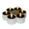 6pcs Warm White Candles Lights Solar Flickering Candles New Sensor Decor Lamp  Garden Lighting