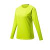 Fashionable Simple Stylish Trendy Long Sleeve T-Shirt Women Tops Crystal-Green 14322215-0055