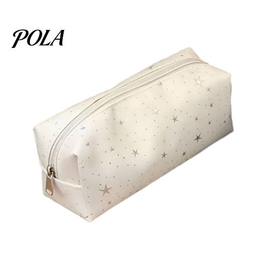 Stars Pencil Case Glitter Star Case, Oxford Cloth Small Pouch Aesthetic for Students with Zipper, Stationary Makeup Cosmetic Bag Girls Boys Minimalist