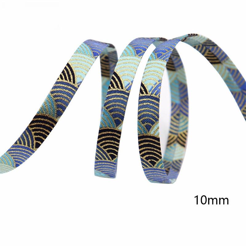 1m Flowers Ribbon Press Cloth Strip DIY Handmade Materials Headwear Hair Bows Clothing Shoes Hats Crafts