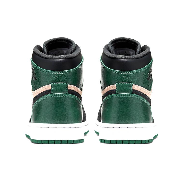 New Jordan 1 Retro High Bio Beige Anthracite Mystic Green Women's AH7389-203