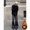 American Retro Vibe High Street Jeans Men's Trendy Brand Spring and Autumn New Casual Versatile Straight Black Long Pants