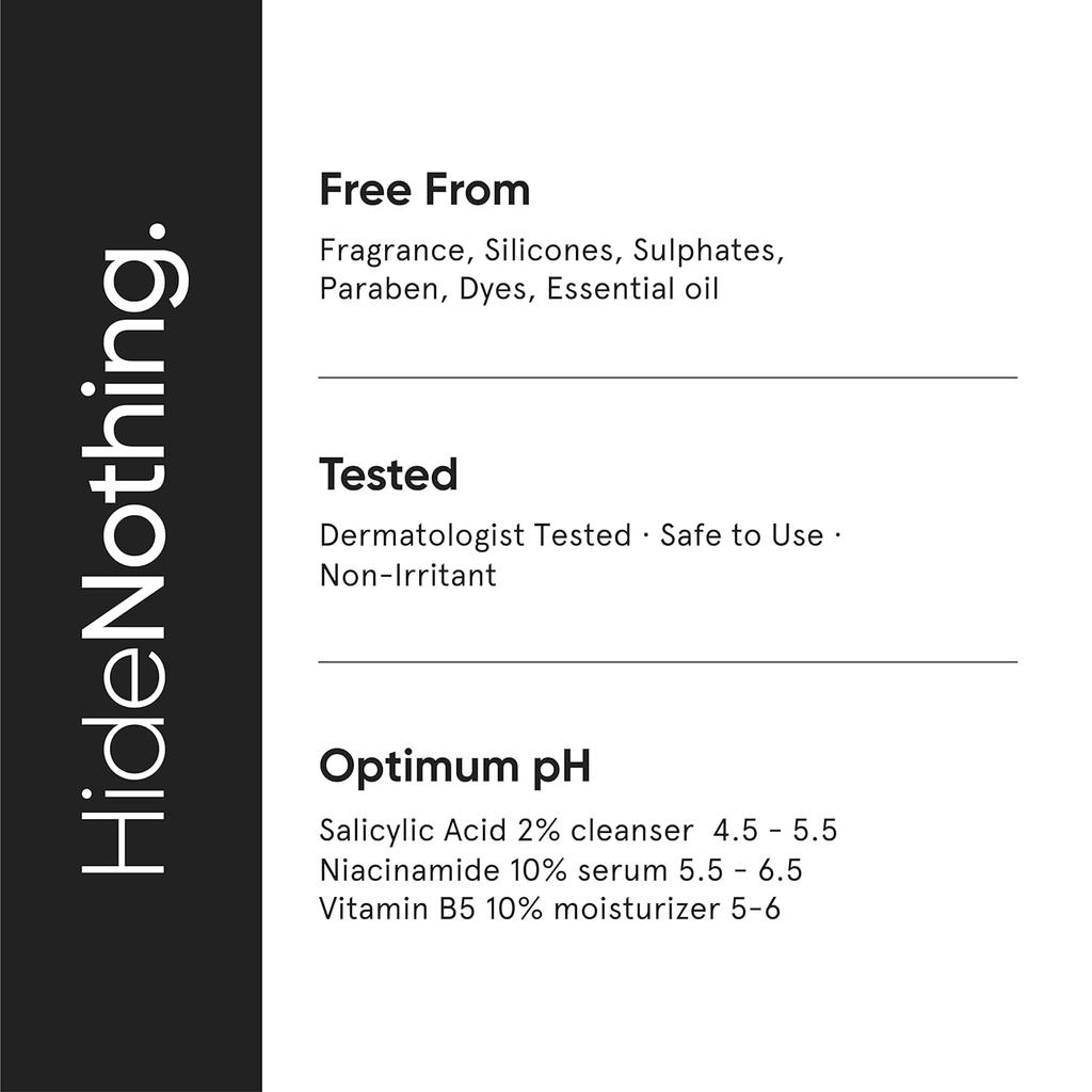 Sada péče o mastnou pleť (100 ml + 30 ml + 50 g), Sada pro mastnou pleť, Minimalistická