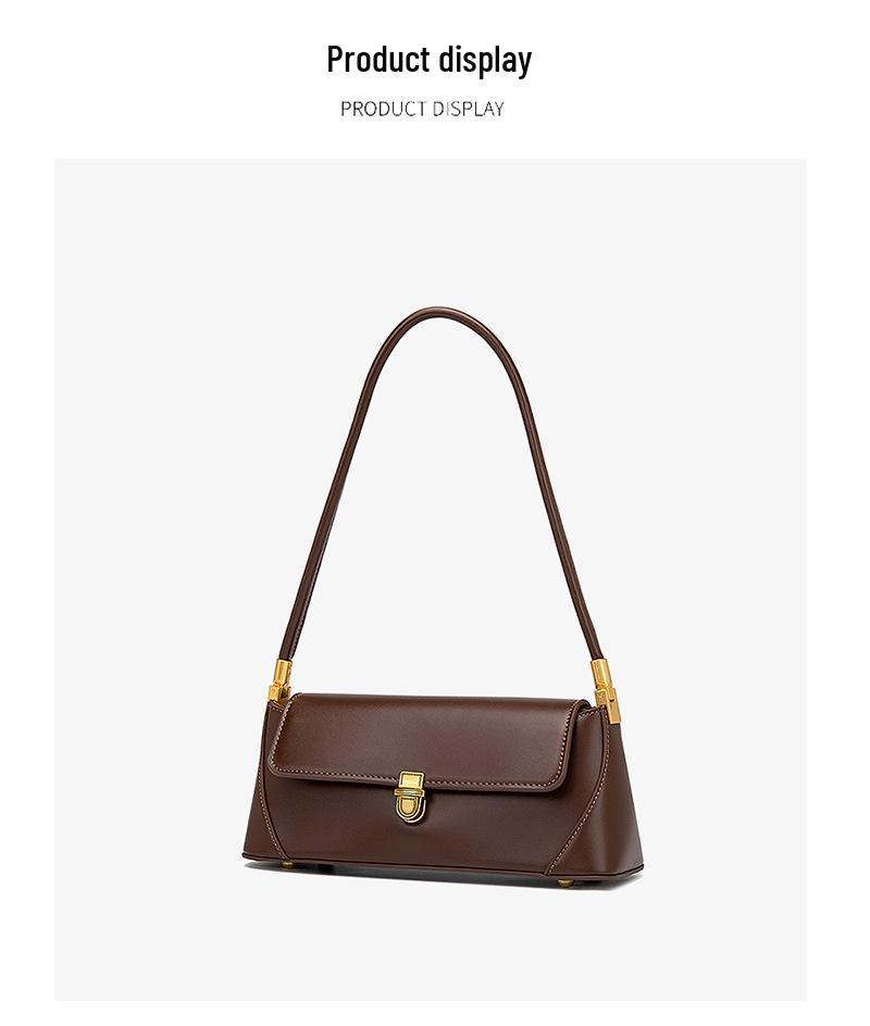 2025 Trendy Women's French Retro Baguette Shoulder Bag