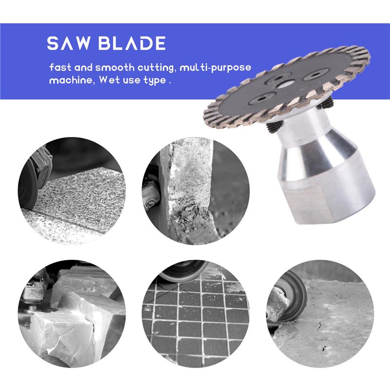 A96I-M14 Aperture Diamond Saw With Detachable Engraving And Cutting Disc, Suitable For Granite Sandstone And Concrete