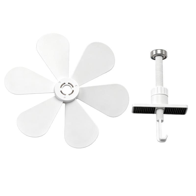 1Pcs No Power Silent 6 Leaves Ceiling Fan Air Conditioner Wind Guide Accessories Anti-Condensation For Camping Dormitory Tent