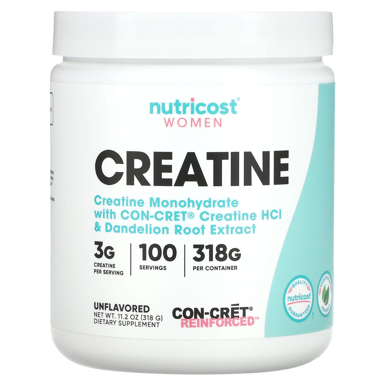 

Women s Creatine Unflavored 318G (11.2Oz)