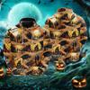 Funny 3D Horror Ghost Pattern Men's Hoodie Halloween Pumpkin Print Sweatshirts Hip Hop Trend Hooded Shirt Autumn Y2k Clothes Top